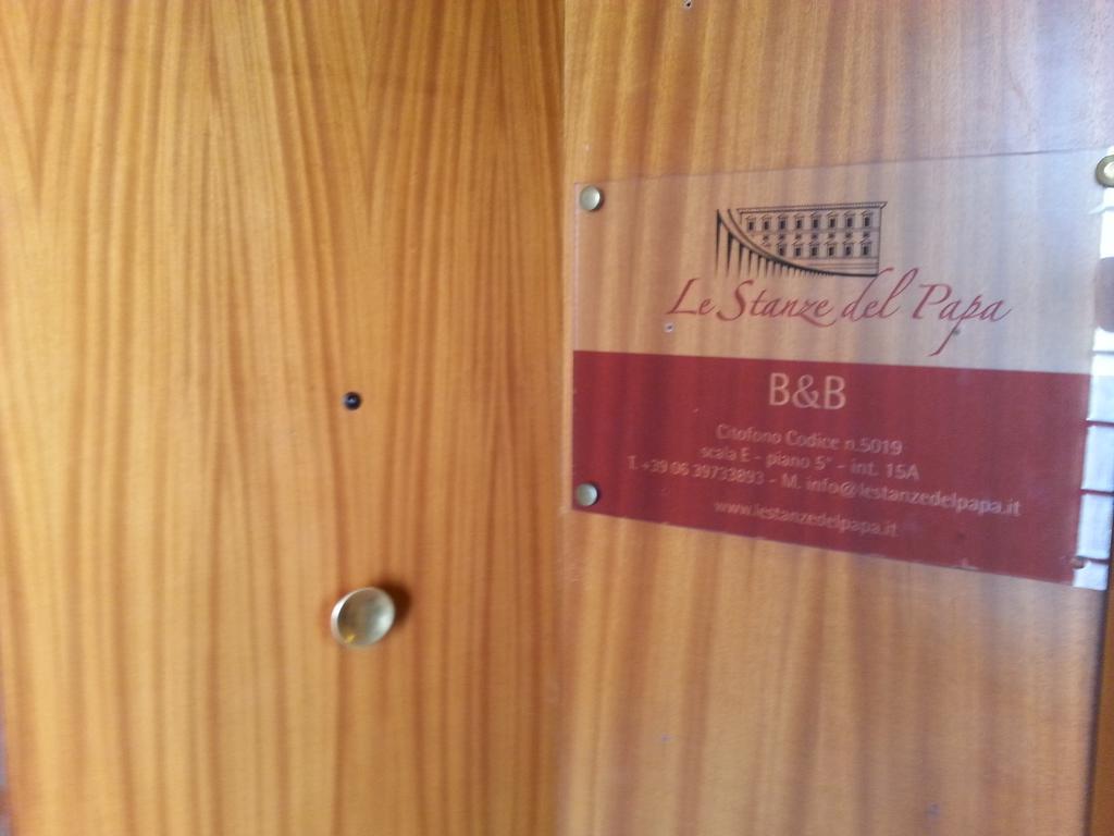 Le Stanze Del Papa Bed & Breakfast Rome Exterior photo